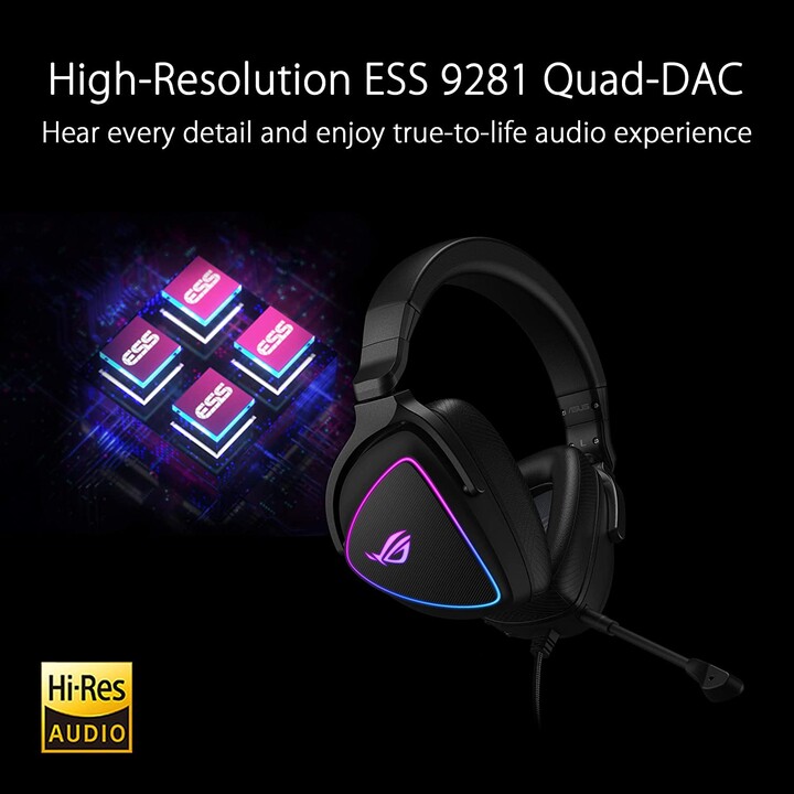 Bandeau Casque Asus Rog Delta S Noir