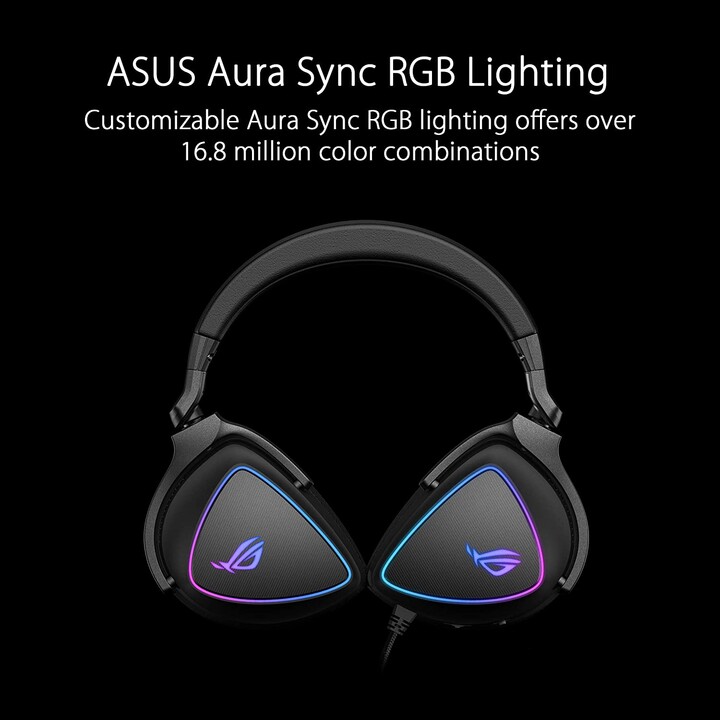 Asus Rog Delta S Headphones Headband Black