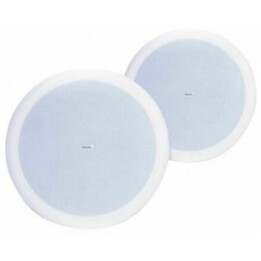 Haut-parleurs Clearone Ls6ct, comprend deux 6 haut-parleurs de plafond avec robinets 8 Ohm ou 70/100 V et pont de tuile (910-151