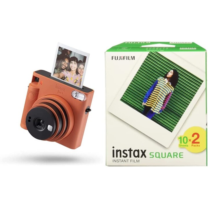 Fujifilm Instax Square SQ1 Naranja Terracota - Cámara Instantánea