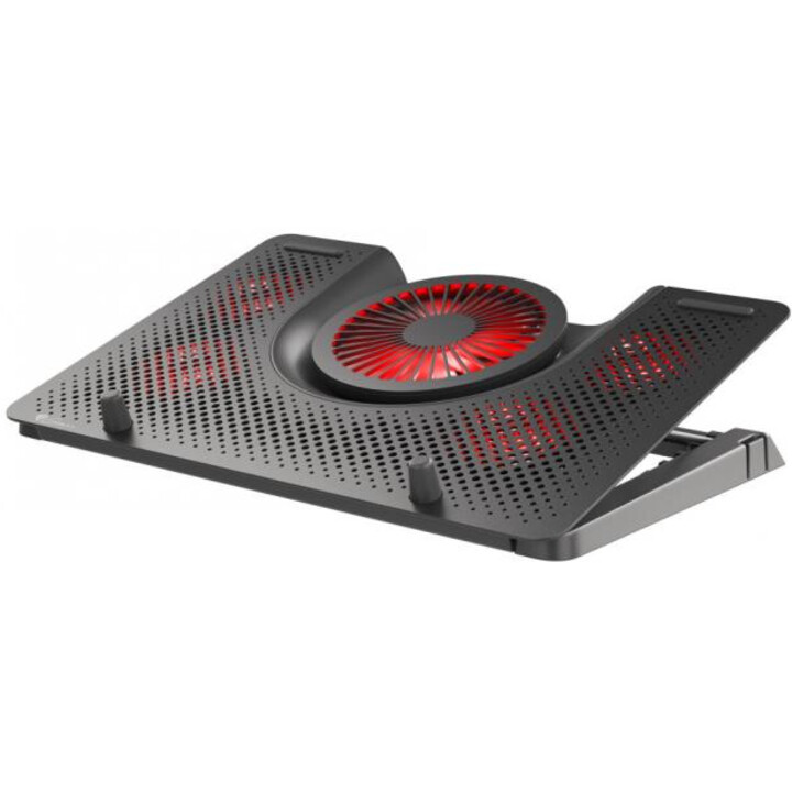 GENESIS Oxid 550 base di raffreddamento per laptop 43,9 cm (17.3") 2800 Giri/min Nero