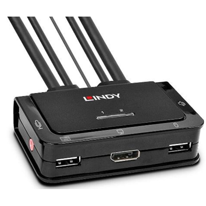 Porta dispositivo a 2 porte 1.2, cavo usb2.0 kvm