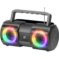 HAUT-PARLEUR DEFENDER BEATBOX 20 BLUETOOTH 20W LUMIÈRE/BT/MIC/FM/USB/TF