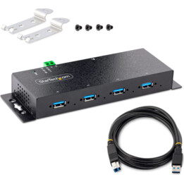 Industrieller USB 3.0-Hub mit 5 Gbit / s