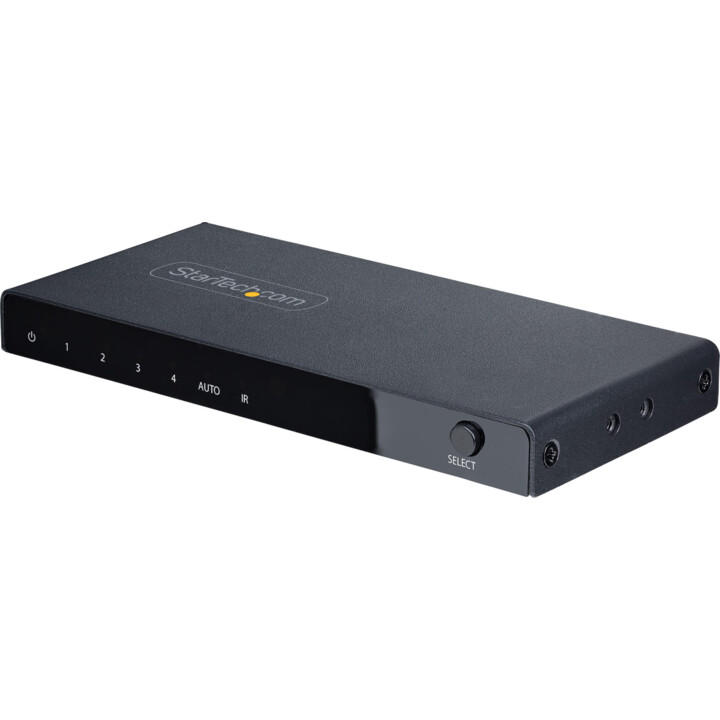 StarTech.com Switch Conmutador HDMI de 4 Puertos de 8K a 60Hz - Switch Selector HDMI 2.1 de 4K a 120Hz HDR10+ UHD - 4 Puertos de