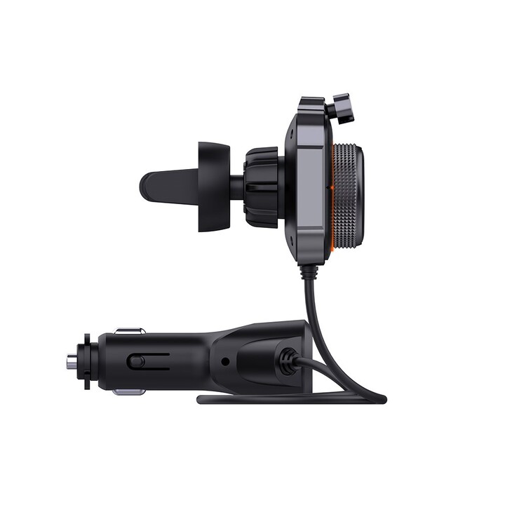 Transmisor FM SAVIO, Bluetooth 5.0, cargador QC/PD 3.0, ENC, AUX OUT, Micro SD, TR-14, negro