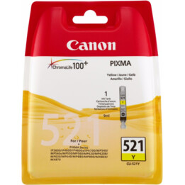 Canon Cli-521 Y Cartouche d'encre 1 Pièce(s) Original Jaune