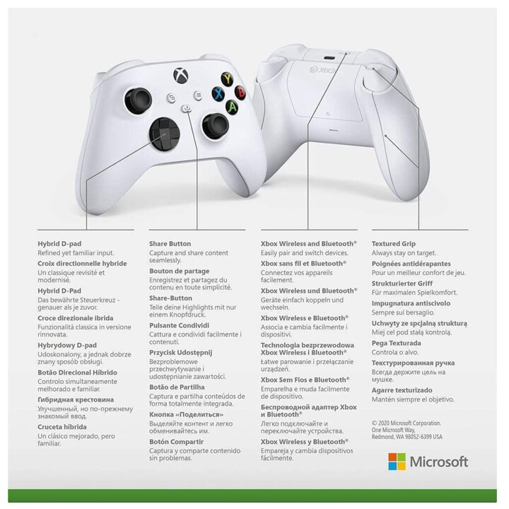 Xbox-Serie SX Weiß