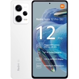 Xiaomi Redmi Note 12 Pro 5G 8GB 256GB NFC Dual Sim Bianco