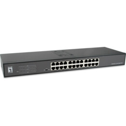 SWITCH LEVEL ONE SANS GESTION 24P GIGA METALLIC