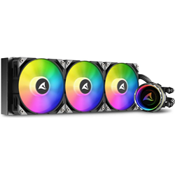 Sharkoon water cooling S90 RGB 3 fans 360mm black