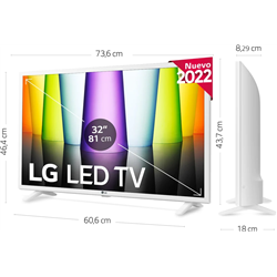 LG 32LQ630B6LC 32 HD Smart TV Wifi Blanc