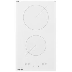 Piano cottura in vetroceramica AKPO PKA 30 830/2 bianco