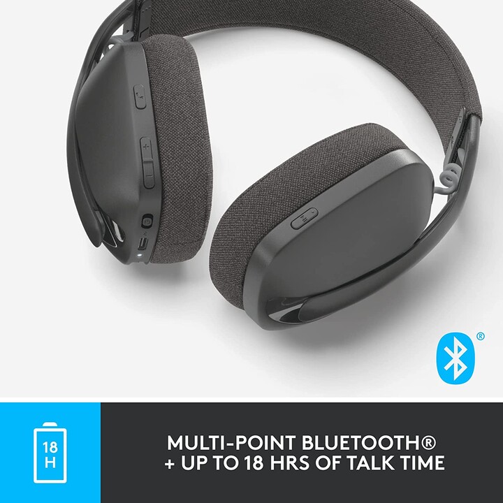 Headset Logitech Vibe 100 - circumaural - Grafit (981-001213)