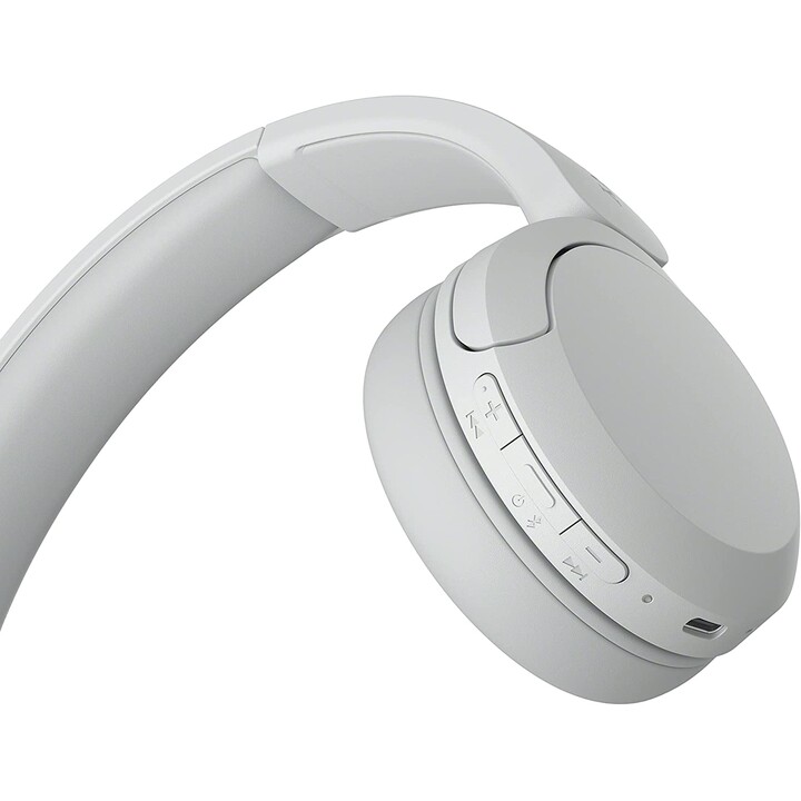 Cuffie wireless Sony WH-CH520/ con microfono/ Bluetooth/ bianche