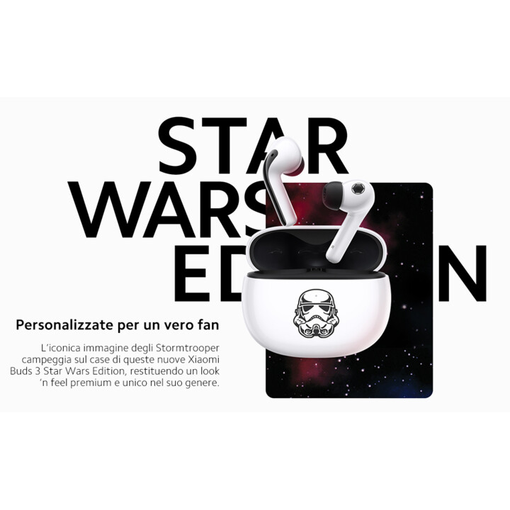 Xiaomi Buds 3 Star Wars Edition Stormtrooper - Bianco