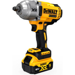 DeWALT DCF900P2T-QW, clé à chocs 1/2" 18V 2x5.0Ah, couple élevé, jaune/noir