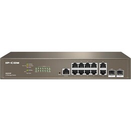 IP-COM Networks G5312F switch Gestionado L3 Gigabit Ethernet (10/100/1000) 1U Marrón