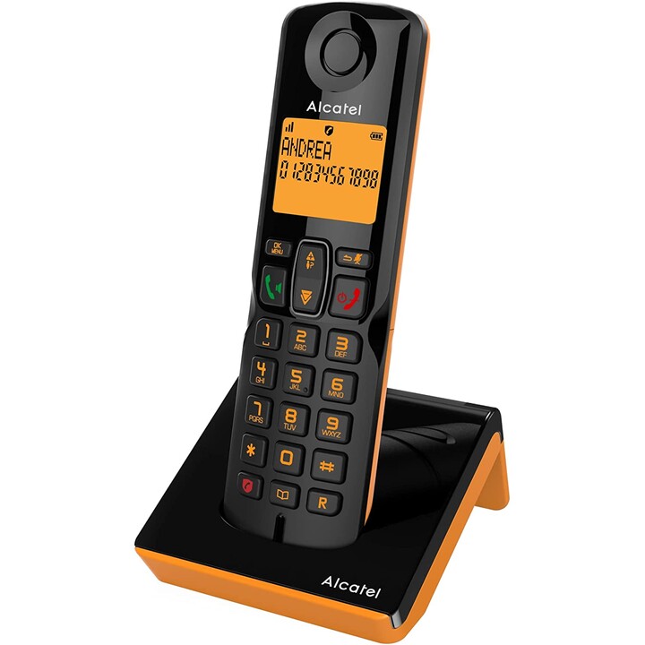 Alcatel S280 naranja negro