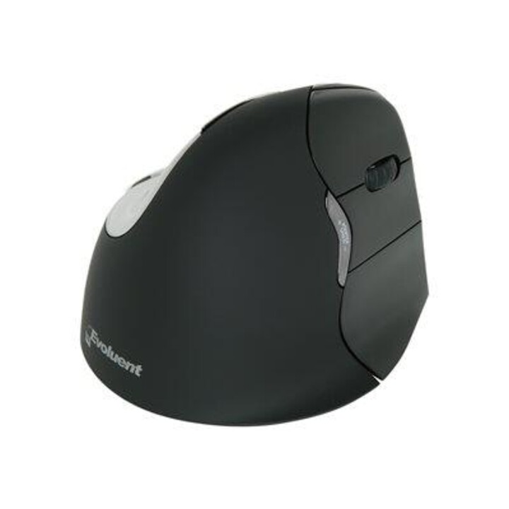 Evoluent VerticalMouse 4 Right Mac - Maus - ergonomisch - Für Rechtshänder - optisch - 7 Tasten - Bluetooth - Schwarz
