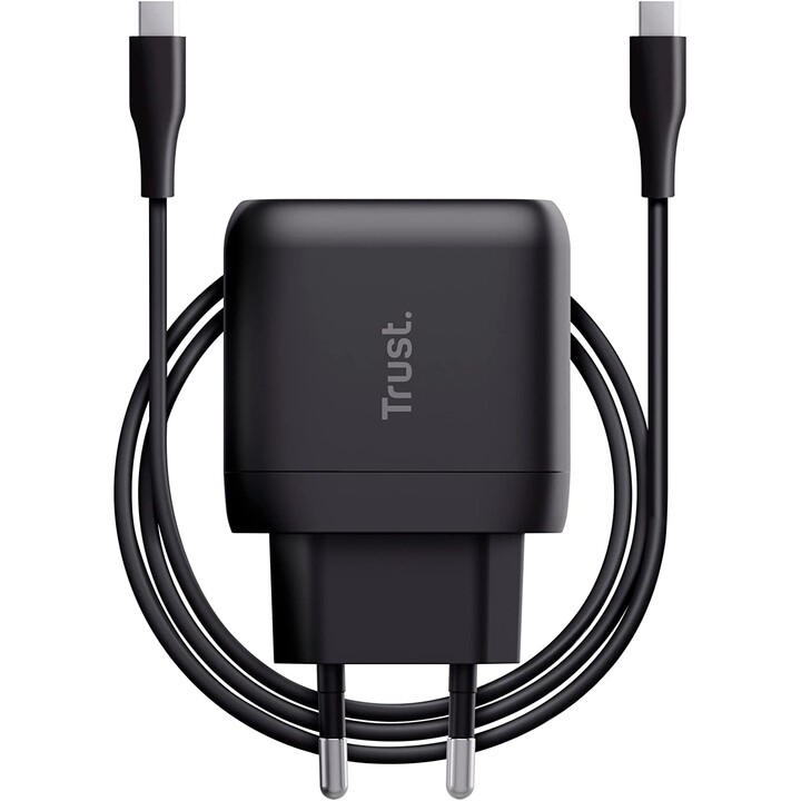 Carregador de parede Trust / 1xUSB Tipo-C/ 45W