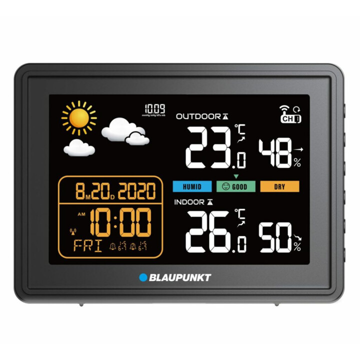 Blaupunkt WS30BK - Weather station with external sensor.