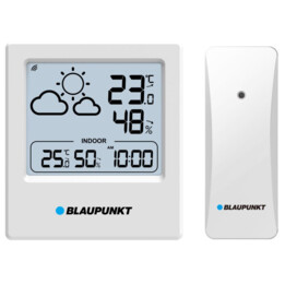 Blaupunkt WS10WH - Wetterstation mit externem Sensor.