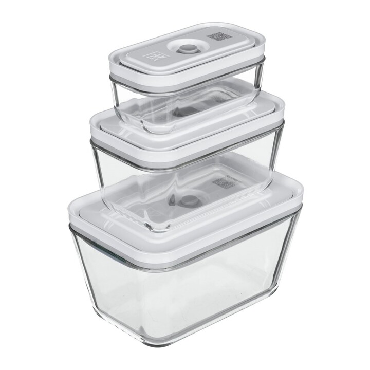 Set of 3 Zwilling Fresh & Save glass containers