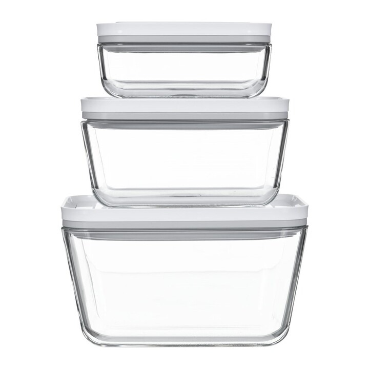 Set of 3 Zwilling Fresh & Save glass containers