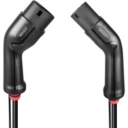 Lindy 30110 Cable de Carga EV Tipo 2 de 5 m, 11 kW