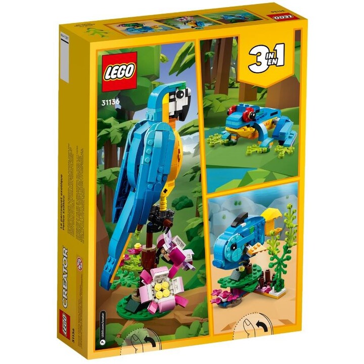 LEGO Creator 31136 PAPPAGALLO ESOTICO