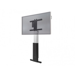 Ctouch 10080250 Soporte De Pie Para Pantalla Plana 2,18 M (86") Soporte De Suelo Con Ruedas Para Pantalla Plana Aluminio, Negro