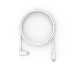 6 Fuß 2.0 USB-C-Stecker auf 90-Grad-Lightning-Kabel – Weiß