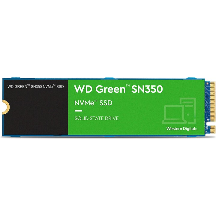 Disco SSD WD Green SN350 WDS500G2G0C (500 GB ; M.2 ; PCIe NVMe 3.0 x4)