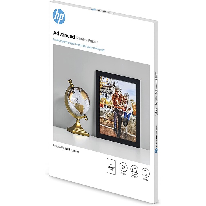 HP ADVANCED GLOSSY PHOTO PAPER A4 20H INKJET PAPER