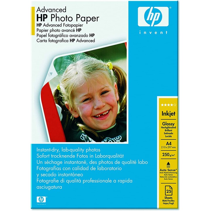 HP ADVANCED GLOSSY PHOTO PAPER A4 20H INKJET PAPER