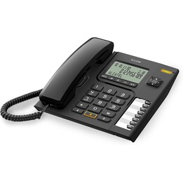 ALCATEL TELEFONO FIJO COMPACTO T76 NEGRO