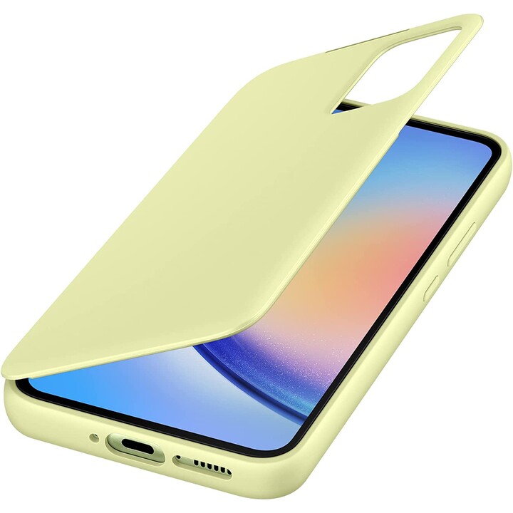 Samsung EF-ZA346 coque de protection pour téléphones portables 16,8 cm (6.6") Étui avec portefeuille Citron vert