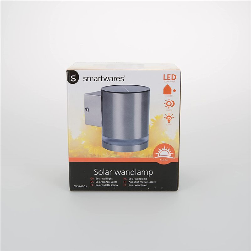 APPLIQUE SOLAIRE LED RANEX ARGENT