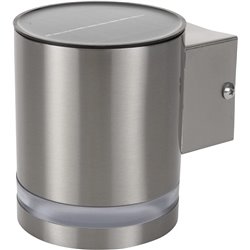 RANEX SILVER LED SOLAR WALL LIGHT