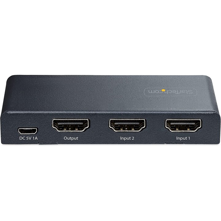 StarTech.com 2PORT-HDMI-SWITCH-8K conmutador HDMI de 2 puertos 8K negro