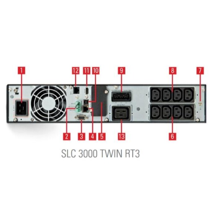 Sai salicru 2000va rt3 torre rack