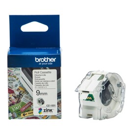 Brother VC-500W roll cassette 9 mm white