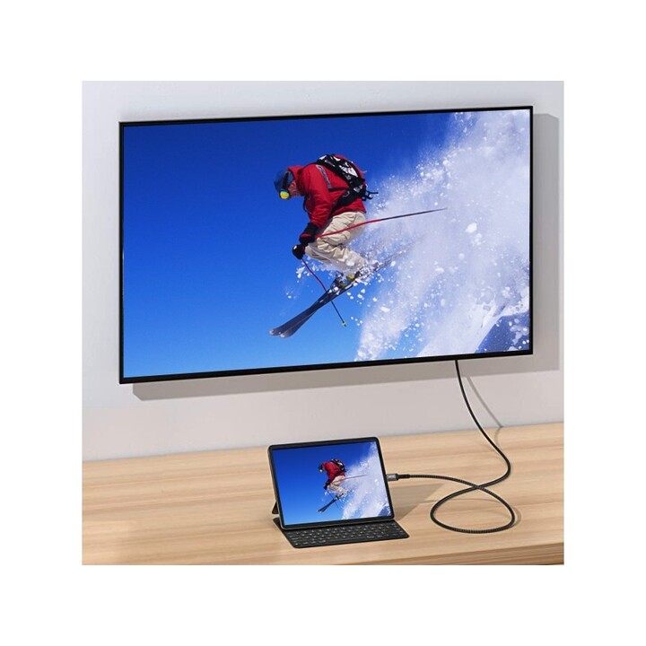 CABO EQUIPADO ADAPTADOR USB-C - PORTA DE EXIBIÇÃO 3M