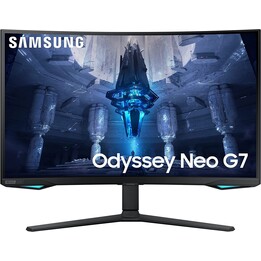 Monitor curvo para jogos Samsung Odyssey Neo G7 81 cm (32 polegadas) (UHD, VA, 1 ms, 165 Hz, HDMI, DisplayPort, hub USB)