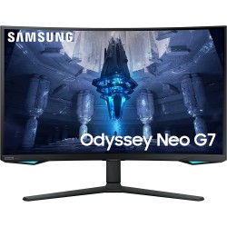Monitor curvo para juegos Samsung Odyssey Neo G7 de 81 cm (32 pulgadas) (UHD, VA, 1 ms, 165 Hz, HDMI, DisplayPort, concentrador 