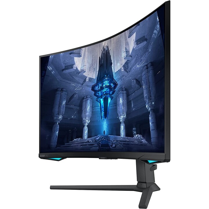 Monitor curvo para juegos Samsung Odyssey Neo G7 de 81 cm (32 pulgadas) (UHD, VA, 1 ms, 165 Hz, HDMI, DisplayPort, concentrador 