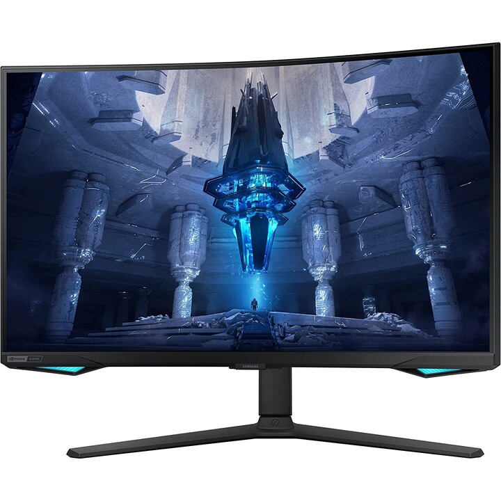 Monitor curvo para juegos Samsung Odyssey Neo G7 de 81 cm (32 pulgadas) (UHD, VA, 1 ms, 165 Hz, HDMI, DisplayPort, concentrador 