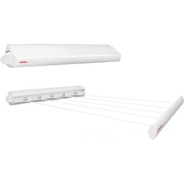 Leifheit Rollfix 210 Longline wall clothes dryer white