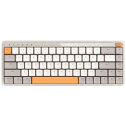 Teclado Mecânico MIIIW ART Series Z680 Switches Gateron Amarelo Branco